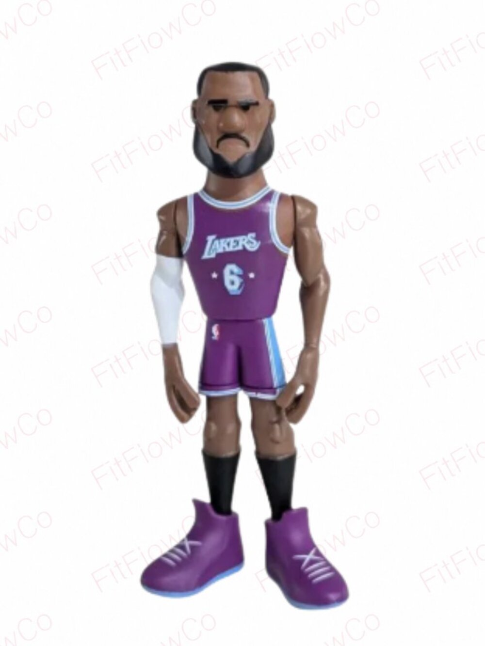 Funko NBA Lakers LeBron James #6 Vinyl Figure Purple Uniform 2021 No Box